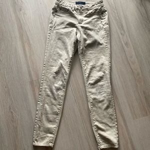 Aeropostale High Rise skinny khaki pants: size 00 regular.